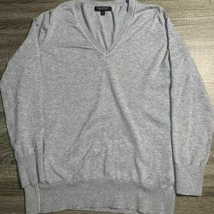 Banana Republic Womens Stretch Cotton V Neck Shirt